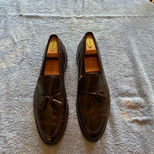 Allen Edmonds brown Grayson loafers size 12 medium width